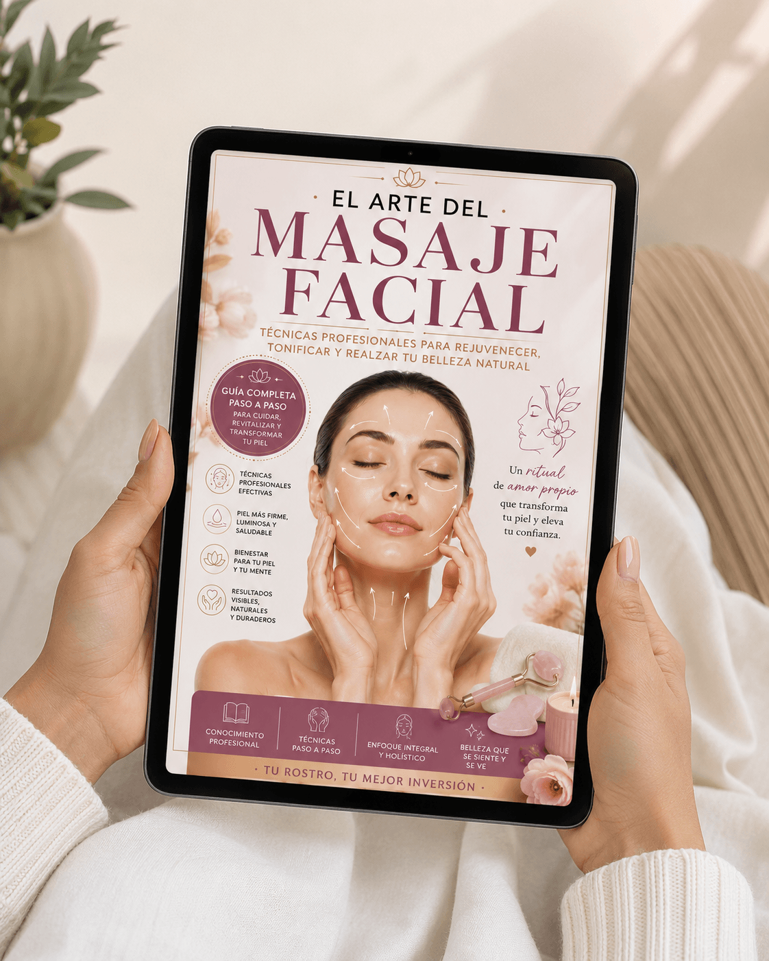 El arte del masaje facial