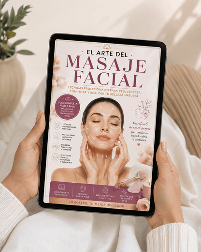 El arte del masaje facial